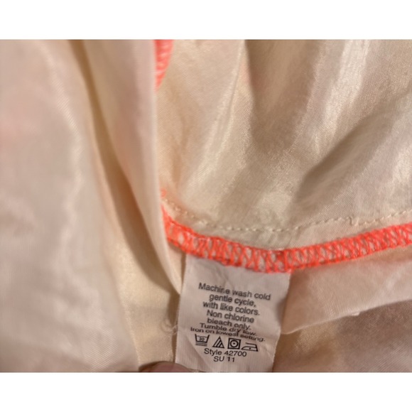 J Crew Silk Blend Top Womens 2 Cottage Sheer Prairie Flowy Romantic Spring Flowy - Picture 7 of 7